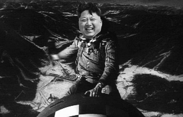 A dramatisation of the view from the Cathay Pacific flight which spotted the North Korean missile