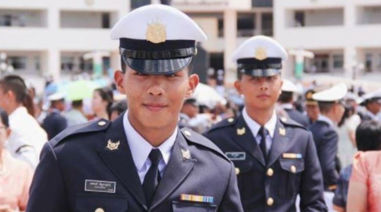 A photo of the deceased cadet from his now-removed Facebook page. 