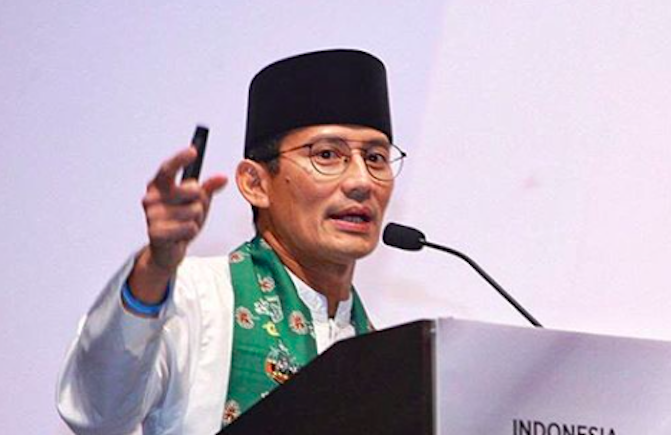 Former Jakarta Vice Governor Sandiaga Uno. Photo: Instagram/@sandiuno