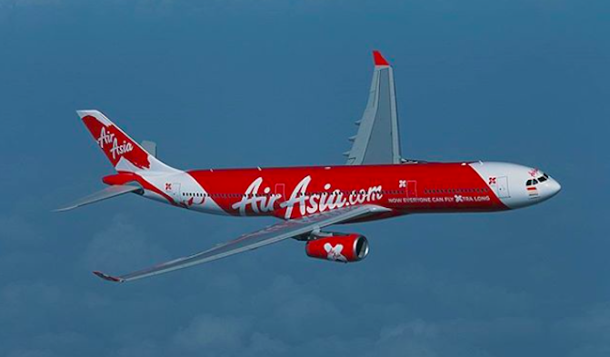 An Indonesia AirAsia X plane. Photo: Instagram/@airasia_indo