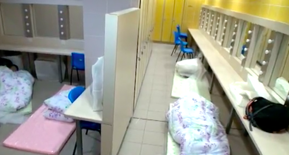 Screengrab via Apple Daily video.