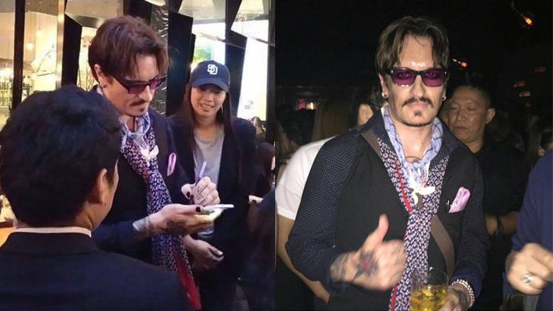 Photos: Johnny Depp Thailand/ Facebook