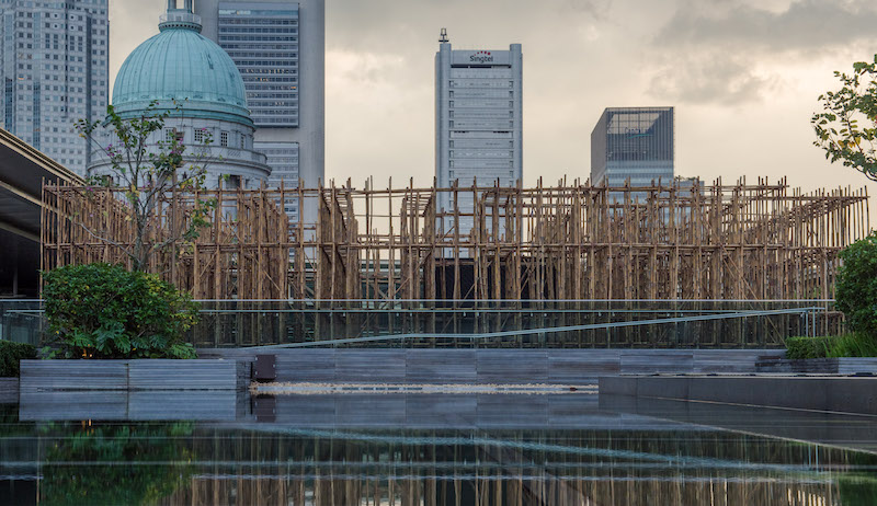 untitled 2018 (the infinite dimensions of smallness) by Rirkrit Tiravanija. Photo: National Gallery Singapore