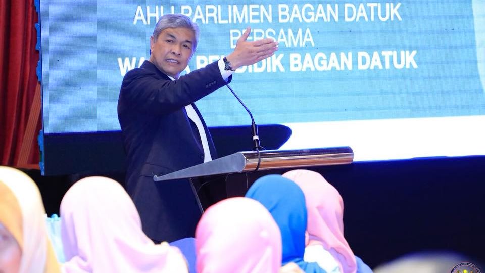 Former Malaysian Deputy Prime Minister Ahmad Zahid Hamidi. PHOTO: Facebook/Zahid Hamidi