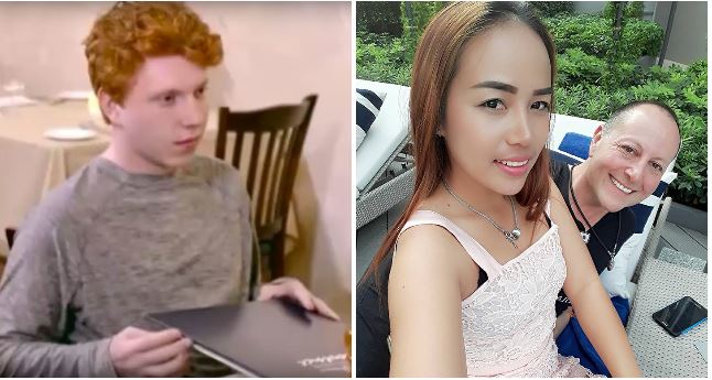 Screenshot of Jacob on the show, left, and David and Annie, right, from Chanoknat Suwan Toborowsky/Facebook.