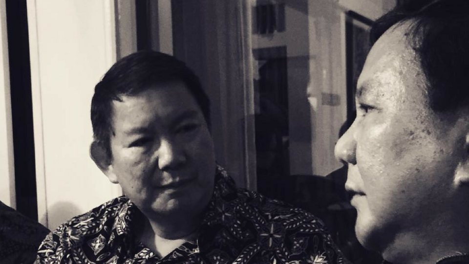 Hashim Djojohadikusumo and his brother brother Prabowo Subianto. Photo: @Prabowo / Instagram