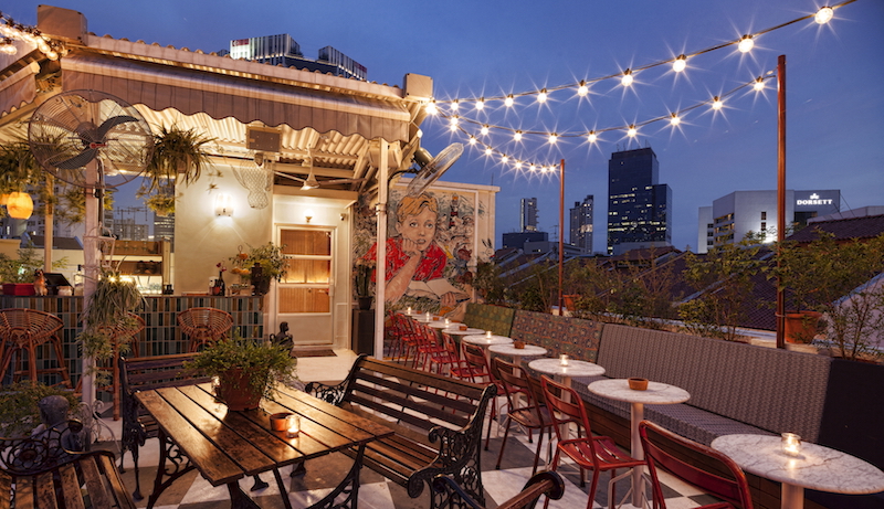 Rooftop bar at Potato Head Singapore. Photo: Potato Head Singapore