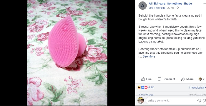 Screengrab from Facebook