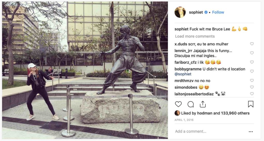 Screengrab via Instagram/Sophie Turner.