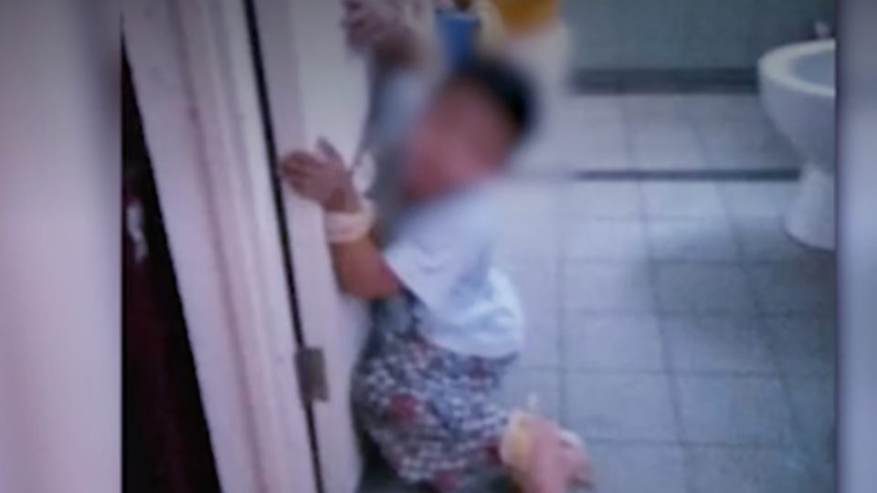 One of the images of the child circulated online