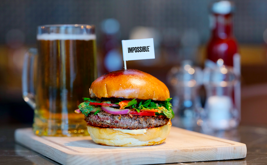 The Impossible Thai Burger by Beef & Liberty. Photo via Impossible Foods
