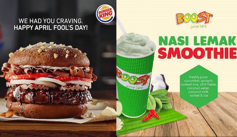 Photos: Burger King Singapore/Facebook & Boost Juice Bars Singapore/Facebook