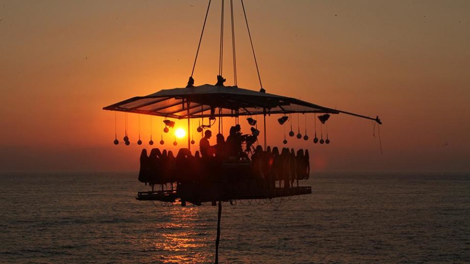 Dinner in the Sky Philippines takes off in Manila. PHOTO: Dinner in the Sky