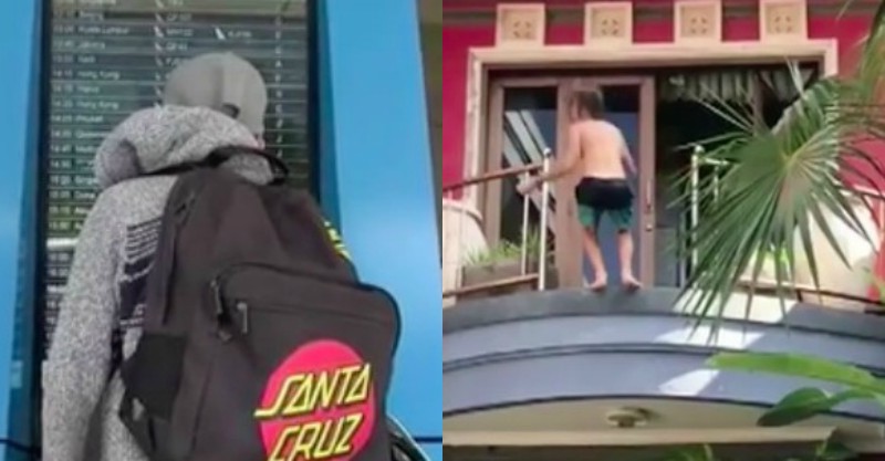 Stills from the A Current Affair segment. 