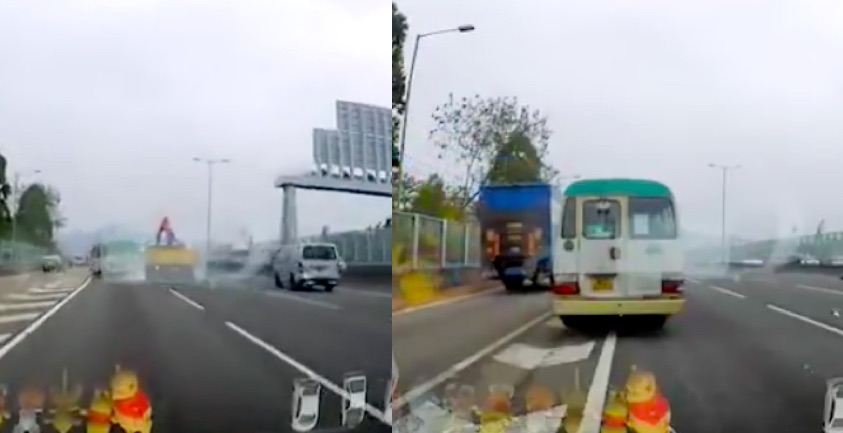 Screengrab via Apple Daily video.