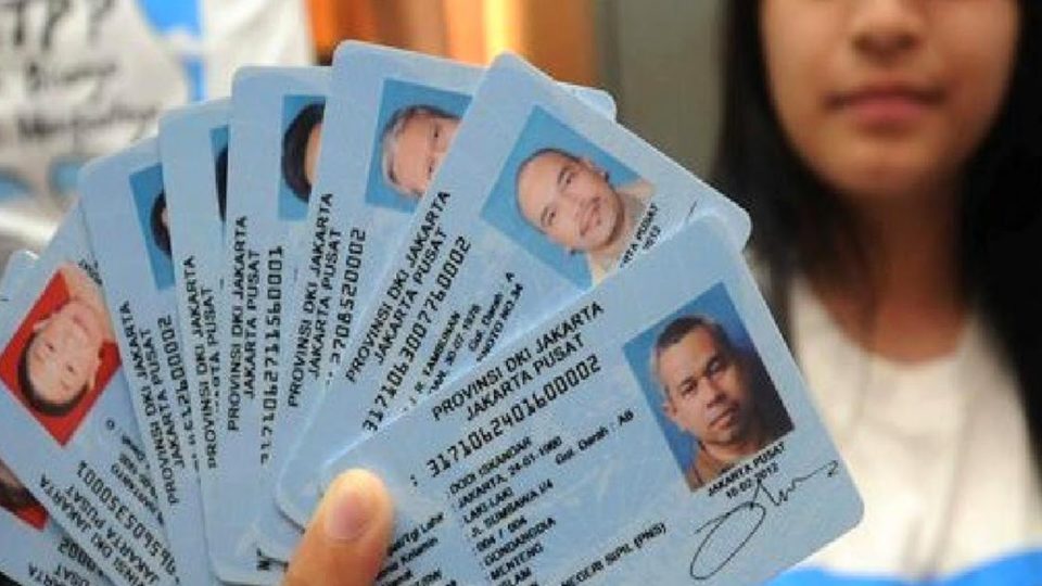 Indonesian KTP ID cards