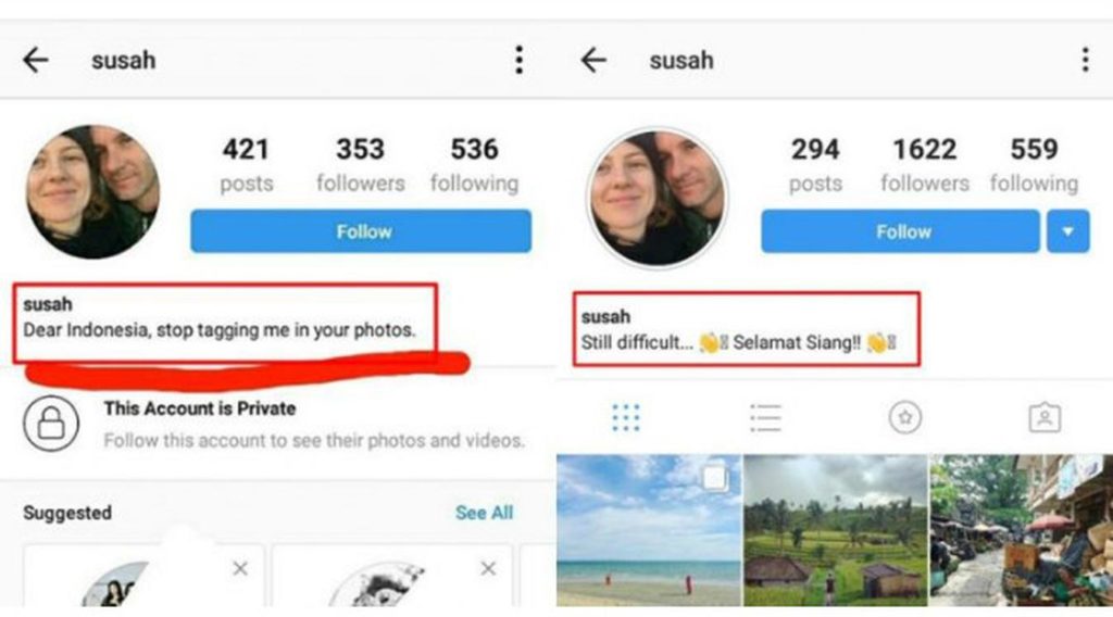 Susah still difficult 