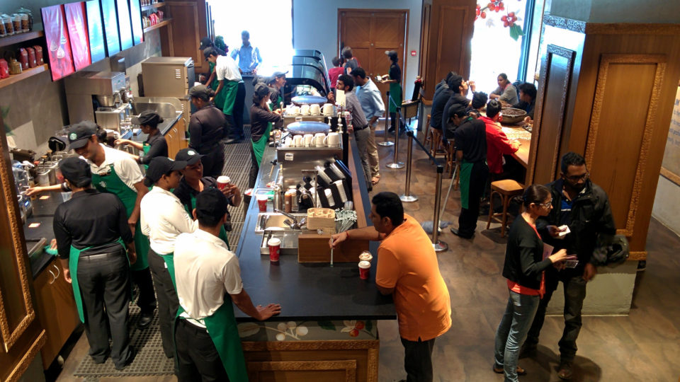 A Starbucks outlet in Bangalore, India. Photo: Flickr / Ashwin Kumar