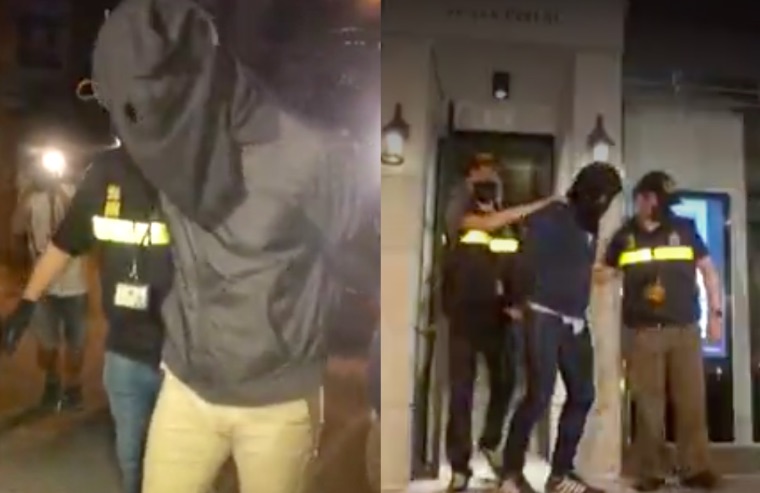 Screengrab via Apple Daily video.