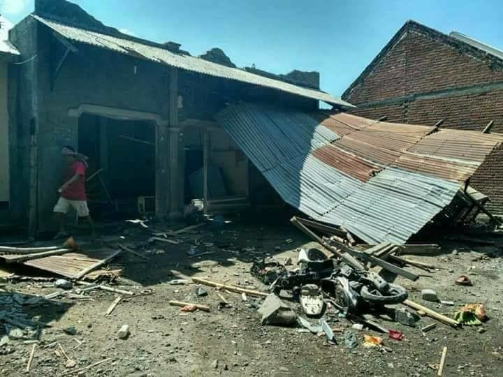 The home of an Ahmadiyah family in East Lombok that was damaged by a mob on Saturday, May 19. Photo: PB JAI