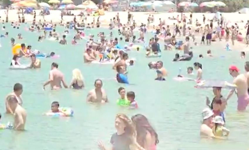 Where we would rather be. Screengrab via Apple Daily.