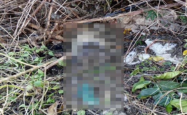A body was found amongst shrubs at Melasti Beach in Ungasan, South Bali this week. Photo: Istimewa