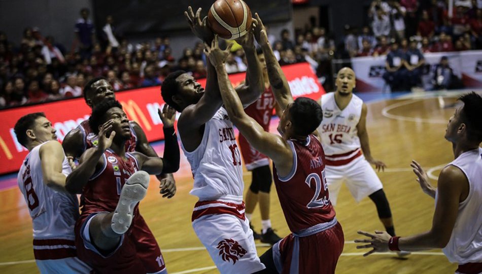 One import, San Beda’s Donald Tankoua, won the MVP award at the NCAA last year. Photo via ABS-CBN.