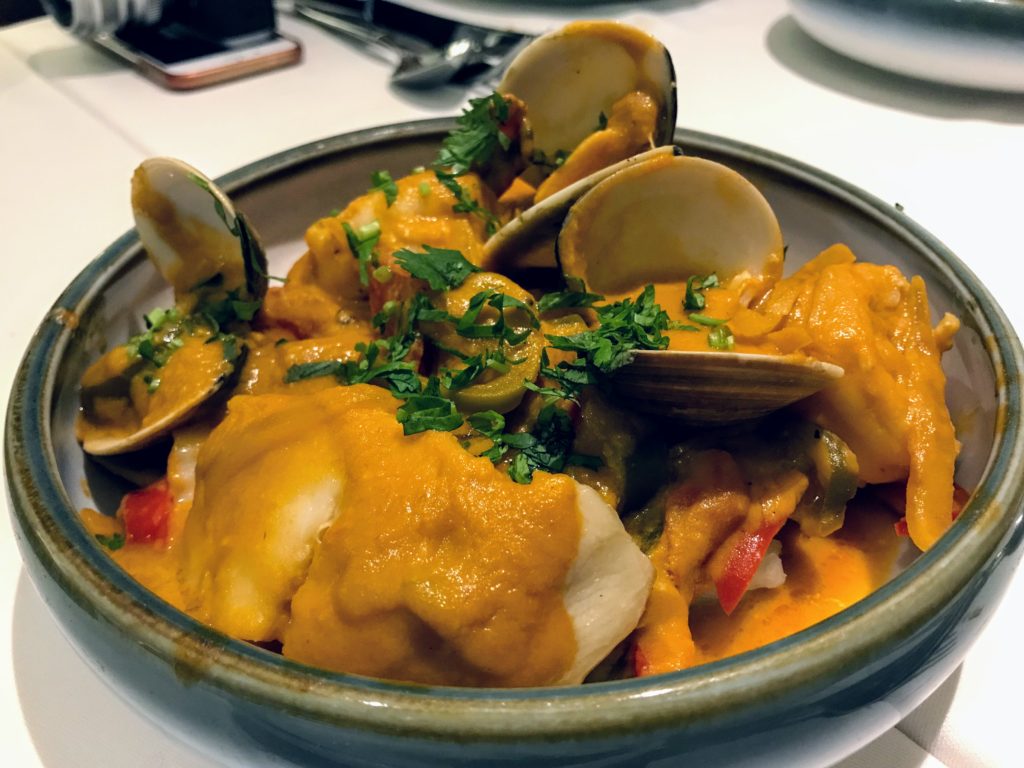 Casa Lisboa's fish and seafood "moqueca"