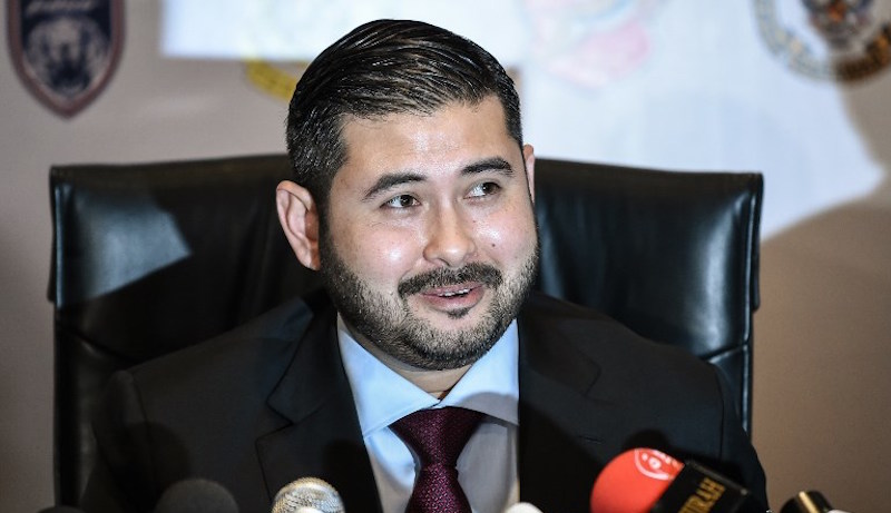 File photo of the Johor Crown Prince in Kuala Lumpur on March 25, 2017. Photo: Mohd Rasfan/AFP