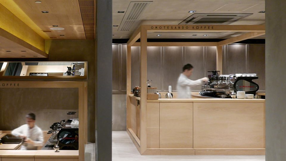 A photo of the Omotesando Koffee shop in Hong Kong.