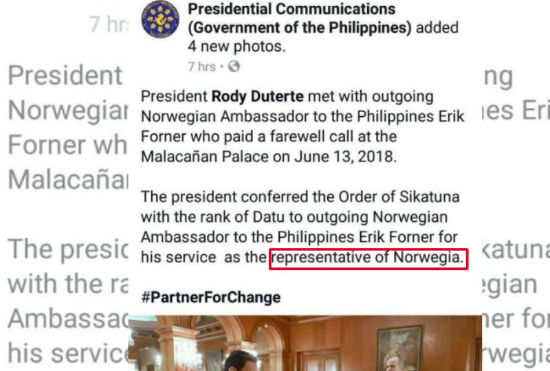 Is Norway “Norwegia?”