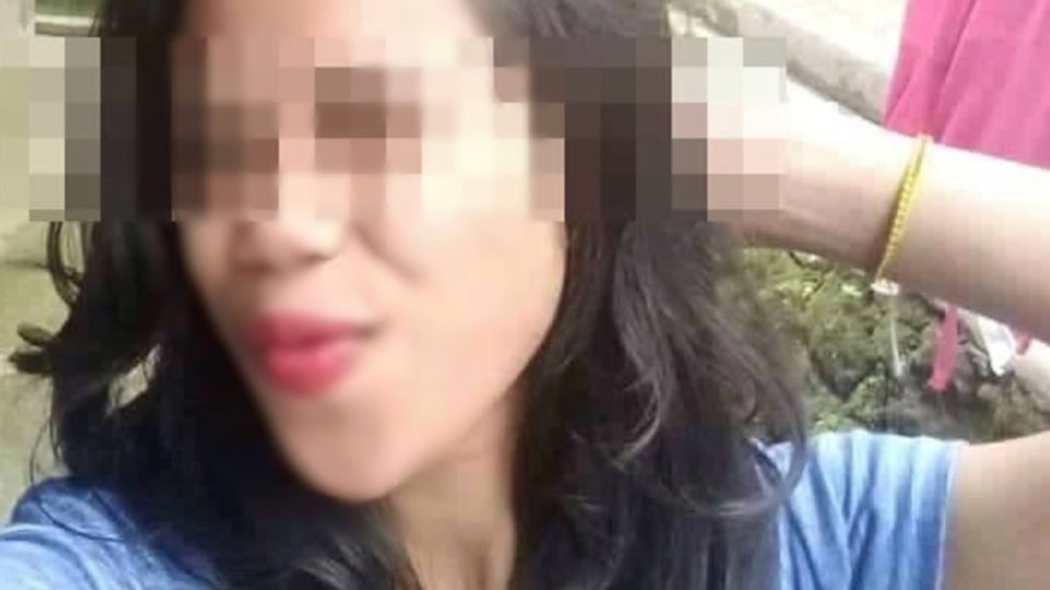 A photo of the alleged perpetrator/mother of the abandoned newborn twins circulating social media. Photo via Denpasar Viral