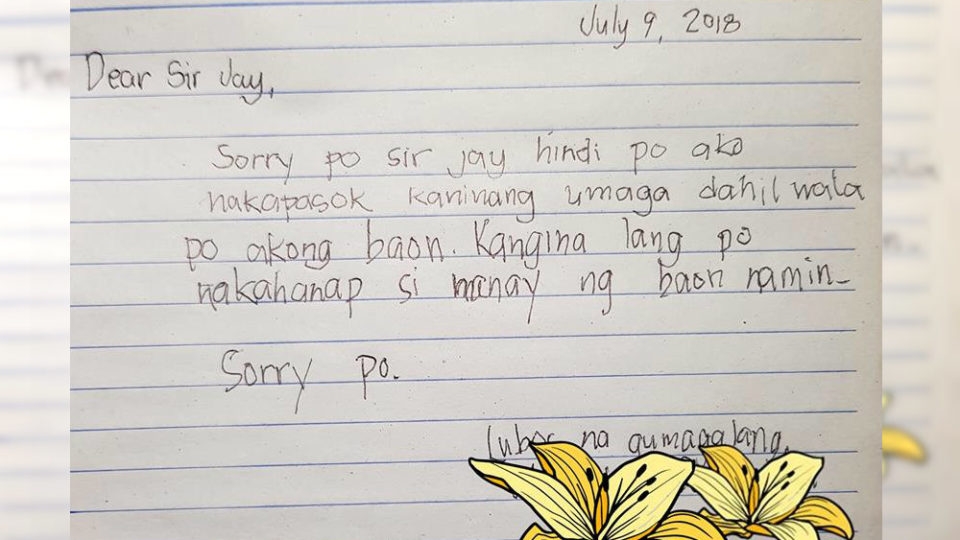 Photo from the Facebook page of Christian Jay Padilla Ordoña.