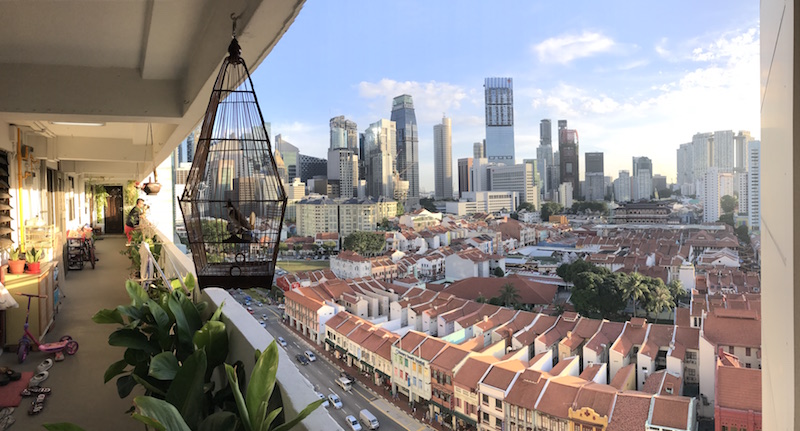 This school administrator got her start in photography as a weekend hobby four years ago - this image was actually an accidental shot of the skyscrapers and shop houses of Singapore while she was waiting for the Chinese New Year fireworks display. Photo: Nikki Chiang