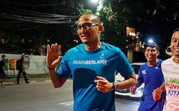 Vice president candidate Sandiaga Uno. Photo: Instagram/@sandiuno