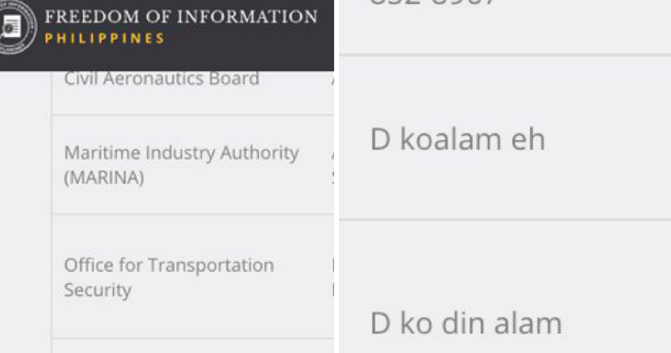 Screenshots from Twitter user @peepaubau.