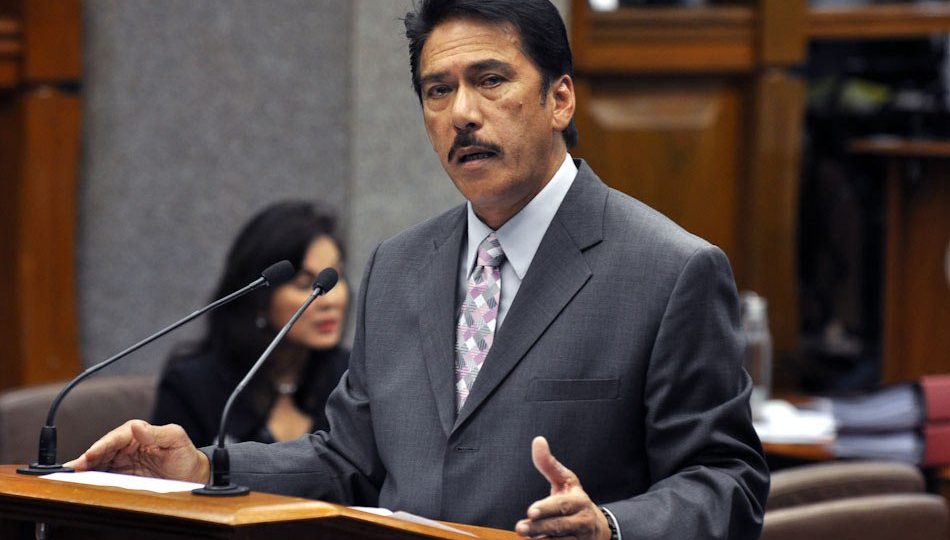 Senate President Tito Sotto thanked the Philippine Daily Inquirer. Photo via ABS-CBN.