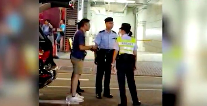 Screengrab via Apple Daily video.