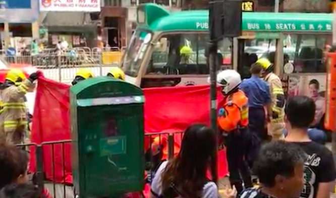 Screenshot via Apple Daily video.