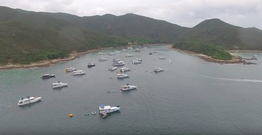 Tai She Wan in Sai Kung. Screenshot via YouTube.