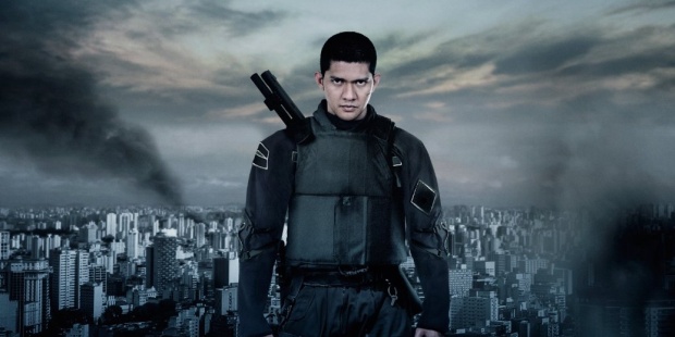 Artwork from “The Raid 2” featuring Iko Uwais.