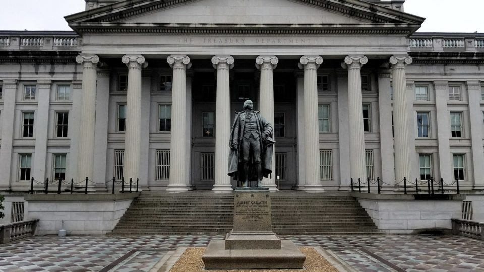 U.S. Treasury Building in Washington. PHOTO: Wikimedia Commons