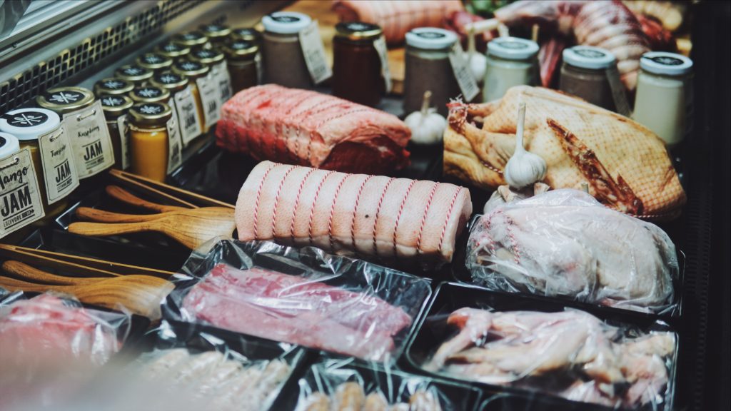 The butchery’s main display case. Photo: Coconuts Bali