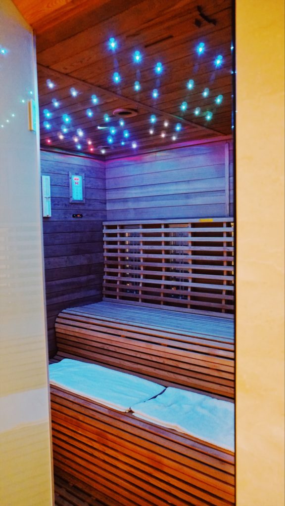 The infrared sauna. Photo: Coconuts Bali