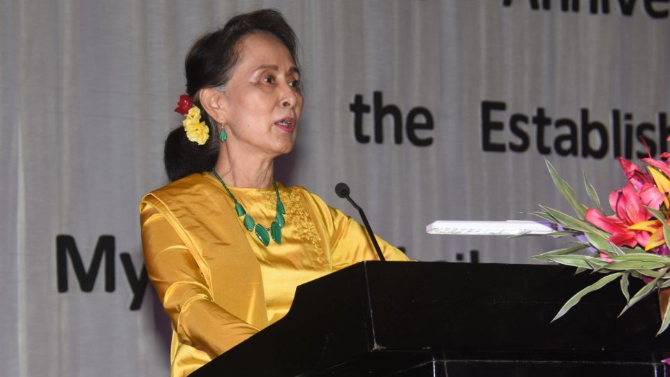 State Counsellor Aung San Suu Kyi on Aug. 15, 2018. Photo: State Counsellor’s Office