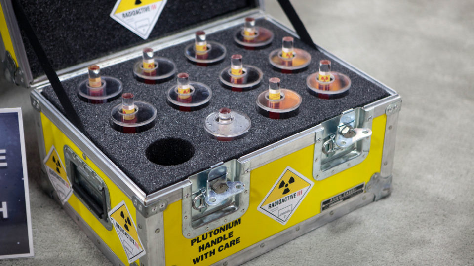 Representational purposes only seeing as this is the Plutonium from Back to the Future 
via Mooshuu/Flickr