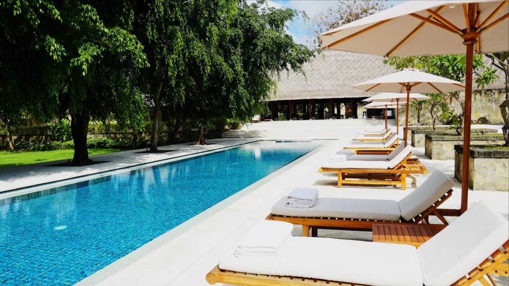 The lap pool. Photo: Coconuts Bali