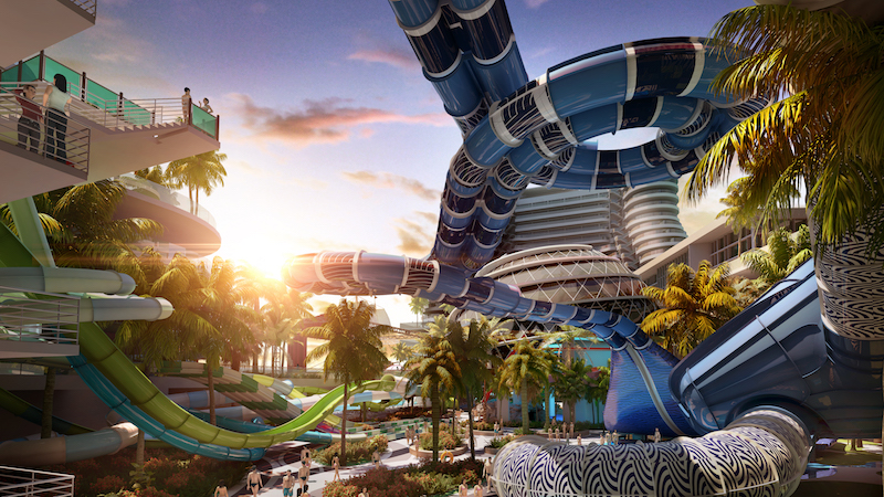 Artist impression of Splash World. Photo: Hatten Land