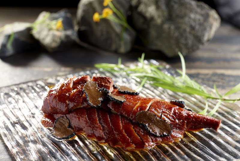 Black truffle roasted Irish duck. Photo: Crystal Jade