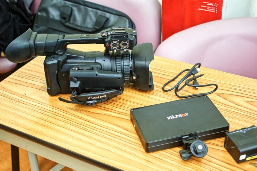 Some of the gear used by the team